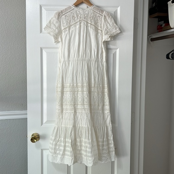 Feather Bone by Anthropologie Brigid Eyelet Shirtdress - Picture 4 of 10